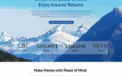 Serenity Invest – HYIP Template : ID – 18