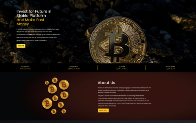 Bitcoin- HYIP Template