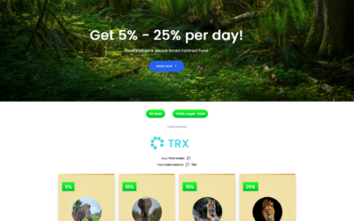 Jungle – HYIP Template